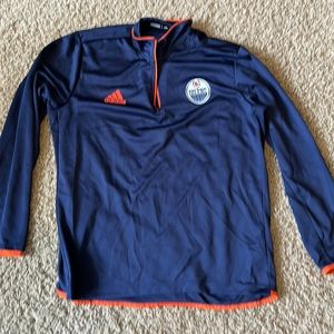Adidas Edmonton Oilers 1/4 zip